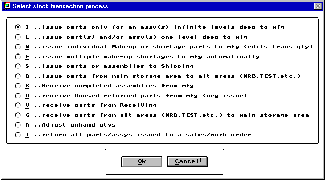 Stock Transaction List