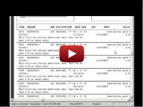 Video - Purchase Order module