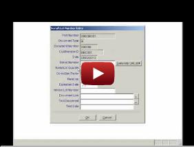 Video - Serial/Lot Number module